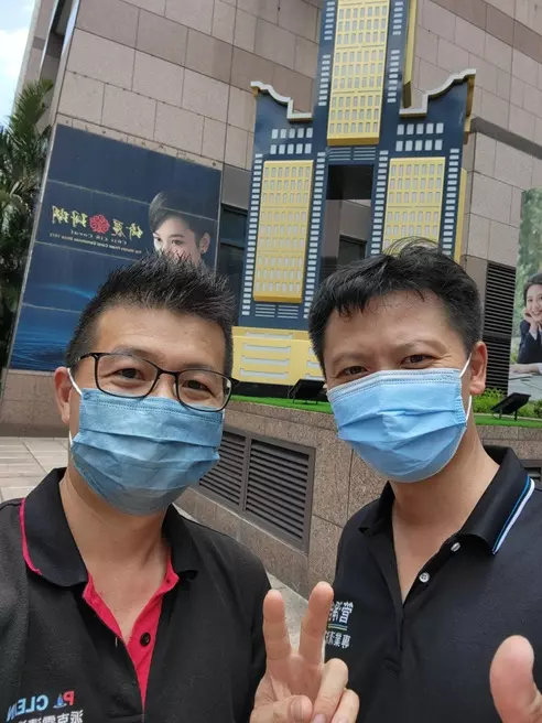 高雄85大樓清洗水管