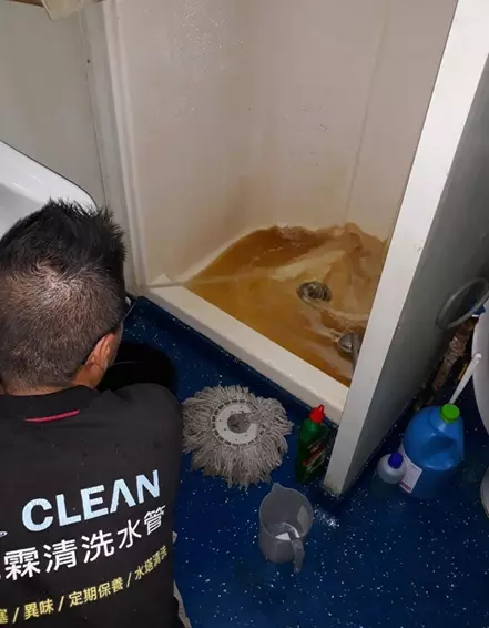 鳳山洗水管熱水變小清洗水管案例